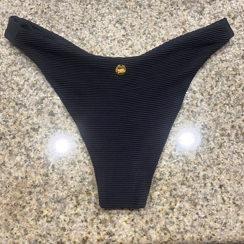 Nookie Beach Ribbed Bikini Bottom - Picture 3 of 5